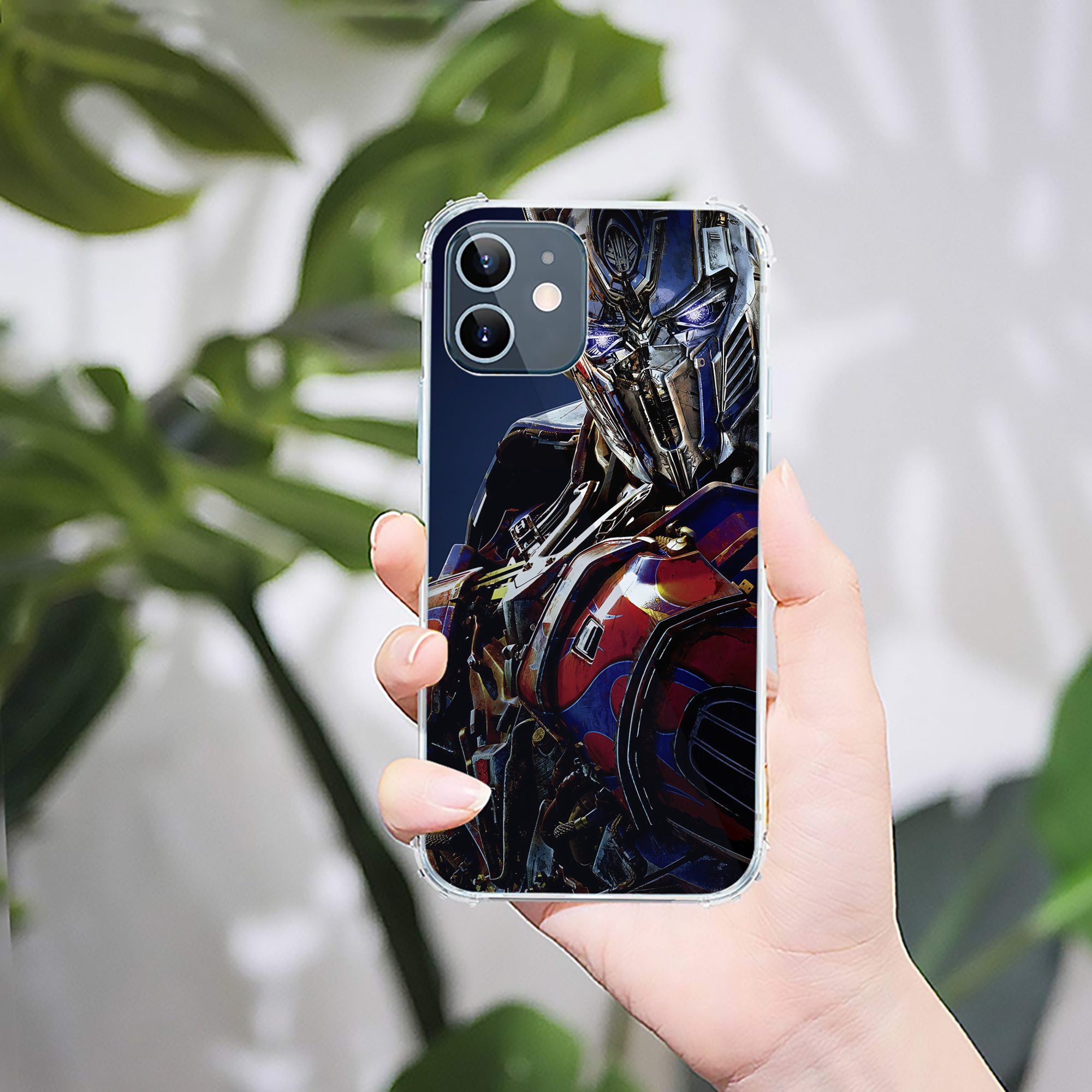 （画像用） Transformers トランスフォーマー 【iPhone 12シリーズ対応】透明スマホケース（クリアソフトケース）